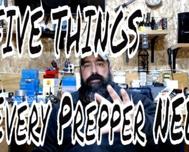 FIVE THINGS Every Prepper NEEDS. #Alaska, #Preparedness