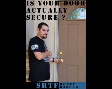 Reinforce your doors | Prepper Tip 27 #shorts