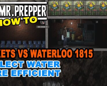 Mr. Prepper – Buckets vs “Waterloo 1815” how to collect water more efficient, max productivity
