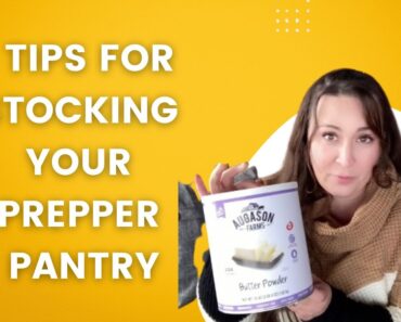 5 EASY TIPS FOR STOCKING YOUR PREPPER PANTRY! | Emergency Food Storage