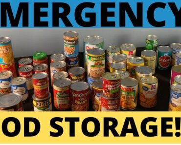 75 Canned Foods For Your Emergency Food Storage Prepper Pantry! – All Types Of Food