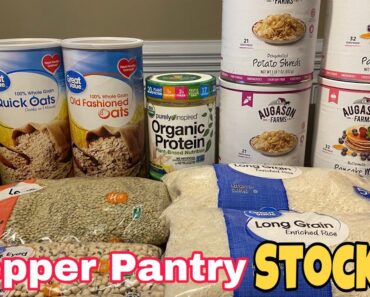 PREPPER PANTRY STOCK UP | EMERGENCY STOCKPILE PREPPER PANTY FOOD