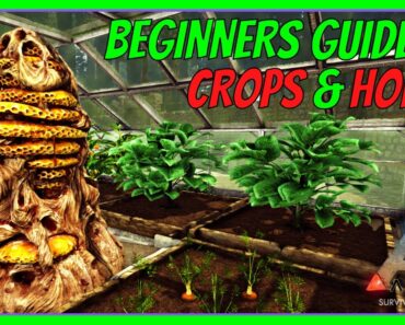 GREENHOUSE, CROPS & HONEY | Beginners Guide | ARK: Survival Evolved 2022 | The Island [S1 E7]