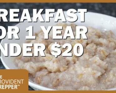 Prepper Pantry: Breakfast for a Year for Less Than $20