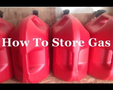 Survival Skills 101: How To Store Gas.