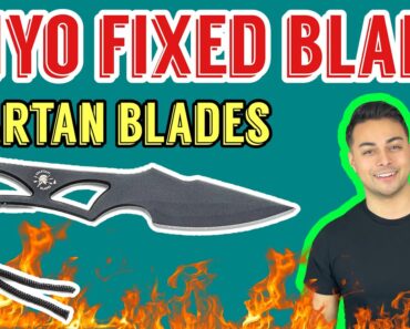 SELF DEFENSE EVERY DAY CARRY Fixed Blade | Spartan Blades ENYO | Outdoors | Survival | Martial Arts