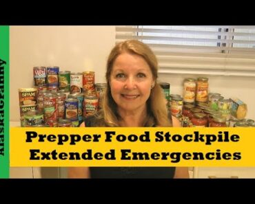 Prepper Food Stockpile For Extended Emergencies