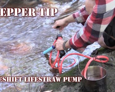 Prepper Tip: Makeshift Lifestraw Pump