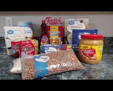 Poor Mans Prepper Food Haul | Prepper Haul | Prepping On A Budget