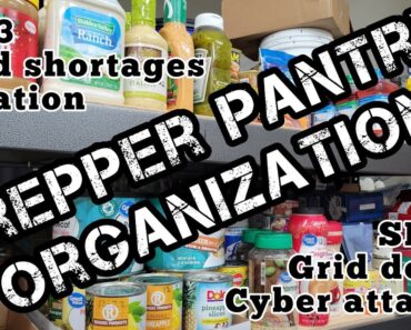 Prepper Pantry | Pantry Organization | Get Ready Now for WW3, Food Shortages, Inflation, SHTF