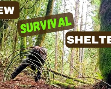 New Survival Shelter Designs & Flint Steel NO CHAR