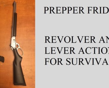 Lever action/revolver combo for survival