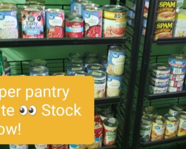 Prepper pantry update. Emergency food. prepper pantry tour #prepperpantry #stockpile #shtf #prepare