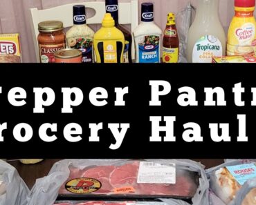 Grocery Haul | Prepper Pantry Haul | 2022