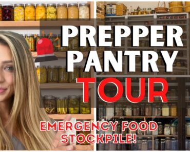 Prepper Pantry Tour | Emergency Food Stockpile | Food Storage Tips!