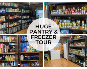 Huge pantry and freezer tour / food storage / Prepper Pantry / Pantry Tour #prepper #prepperpantry