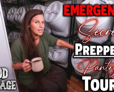 (EMERGENCY!) Secret (PREPPER) Pantry Tour ~ 1 YEAR Food Storage ~ Food Shortages ~ Prepper Pantry