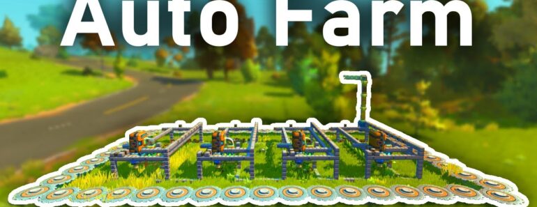 Scrap Mechanic Automated Farm in Survival (Humor inclusive!)