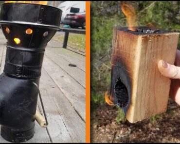 8 Simple Rocket Stoves – How to Make Simple Camping & Survival Stoves