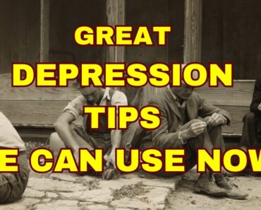 MONEY SAVING TIPS FROM THE GREAT DEPRESSION TO USE TODAY!