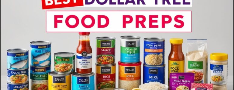 20 Best Dollar Tree Foods to Stockpile for Emergencies