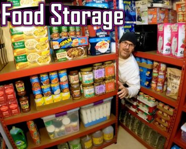 MASSIVE! Food Storage Prepper Pantry $7000 Solar Oven Cooking