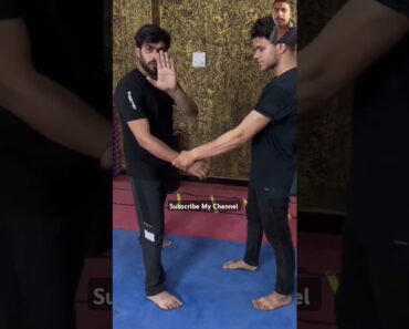 Hand grip self defense technique  #shorts #martialarts #selfdefense #kungfu #anujtkd #kravmaga #yt