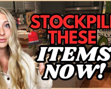 Stockpile these items now! Prepper pantry haul | food shortage stock up